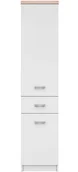Regały - Wysoki Regał Biały Słupek T8-K40 - miniaturka - grafika 1
