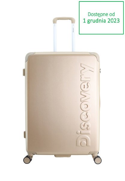 Walizka duża Discovery Focus 77cm Złota