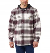 Koszule męskie - Koszula Kurtka Carhartt Rugged Flex Flannel Fleece Lined - miniaturka - grafika 1