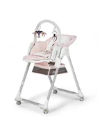 Krzesełka i taborety dla dzieci - Kinderkraft Krzesełko dziecięce 2w1 "Lastree" w kolorze biało-jasnoróżowym - miniaturka - grafika 1