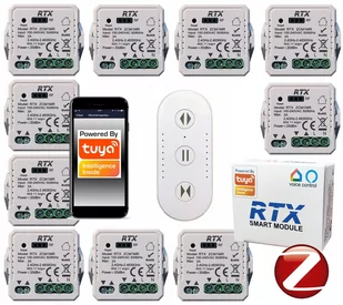 10X Sterownik Rolet Tuya Zigbee Pilot Rfrcm - Klawisze i ramki - miniaturka - grafika 1