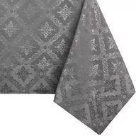 Obrusy i serwetki - Obrus Maya Brązowy Drukowany Klasyczny 120x120 DecoKing - TCLOTH/DK/MAYA/BRD/COCOA/120X120 - miniaturka - grafika 1