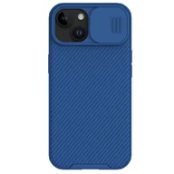 Etui i futerały do telefonów - Pancerne etui Nillkin CamShield Pro Magnetic Case do iPhone 15 z osłoną na aparat - niebieskie - miniaturka - grafika 1