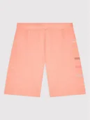 Spodenki damskie - Guess Szorty sportowe J2RD09 KASI1 Pomarańczowy Regular Fit - miniaturka - grafika 1