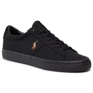 Polo Ralph Lauren Tenisówki Sayer 816764497002 Black - Trampki damskie - miniaturka - grafika 1