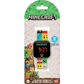 Zabawki interaktywne dla dzieci - Zegarek KIDS EUROSWAN Minecraft z kalendarzem MIN4272 - miniaturka - grafika 1