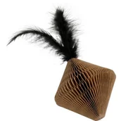 Zabawki dla kotów - AniOne Recykling Zabawka z tektury z dzwoneczkiem - miniaturka - grafika 1