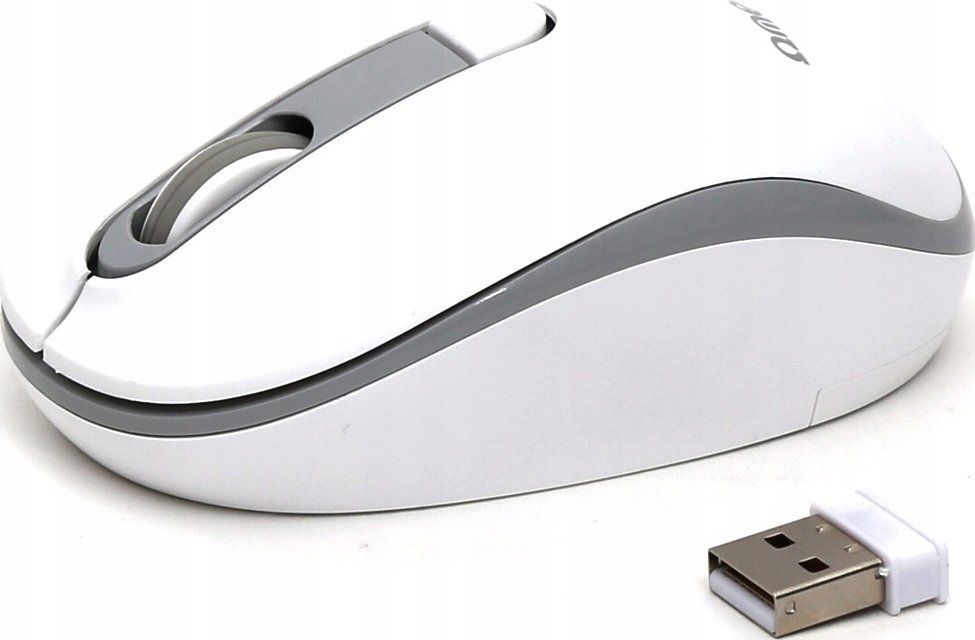 Omega MOUSE WIRELESS 1000/1200/1600 DPI WHITE-GREY [45862]