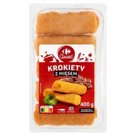 Szybkie dania obiadowe - Carrefour Classic Krokiety z mięsem 400 g - miniaturka - grafika 1
