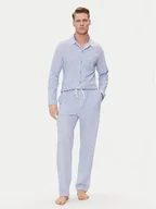 Piżamy męskie - Polo Ralph Lauren Piżama 714931640001 Niebieski Regular Fit - miniaturka - grafika 1