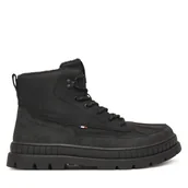 Botki męskie - Trapery Bugatti 321-AGA34-5000 Czarny - miniaturka - grafika 1