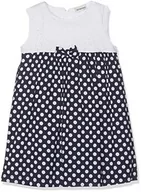 Sukienki - SALT AND PEPPER Dziewczęca sukienka w kropki granatowy/biała sukienka - miniaturka - grafika 1
