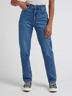 Spodenki damskie - Lee Dżinsy - Tapered fit - w kolorze niebieskim - miniaturka - grafika 1