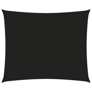 vidaXL Prostokątny żagiel ogrodowy, tkanina Oxford, 2x3 m, czarny vidaXL - Parasole ogrodowe - miniaturka - grafika 1