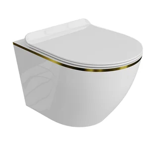 Miska WC wisząca Alice II Domino - Miski WC - miniaturka - grafika 1