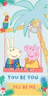 Okrycia kąpielowe dla dzieci - Ręcznik Bawełna 140X70Cm Świnka Peppa Pig - miniaturka - grafika 1