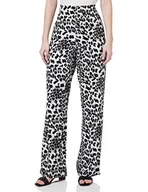 Spodnie damskie - VERO MODA Vmeasy H/W Wide Pants WVN Ga spodnie damskie, Snow White/Aop:liv, M - miniaturka - grafika 1