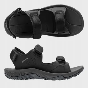 4F SANDAŁY MĘSKIE SPORTOWE BUTY LETNIE NA RZEPY 42 SS24 - Sandały męskie - miniaturka - grafika 1