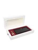 Portfele - Tommy Hilfiger Zestaw portfel i brelok Lgr Za + Charm AW0AW18040 Czarny - miniaturka - grafika 1