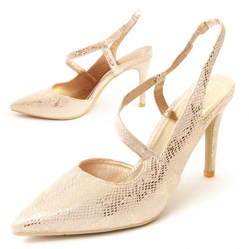 Buty na obcasie Montevita Viva2 Gold