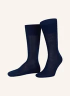 Skarpetki damskie - Falke Skarpety Luxury No. 9 blau - miniaturka - grafika 1