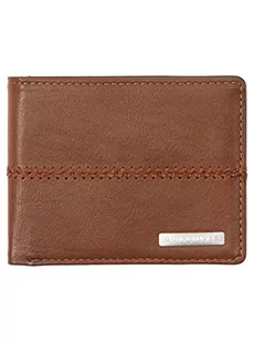 Quiksilver Stitchy – potrójnie składany portfel dla mężczyzn AQYAA03243, czekoladowobrązowy, L, Casual - Portfele - miniaturka - grafika 1