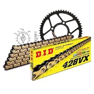 Części motocyklowe - Zestaw łańcuchów DID stal 428VX / 130 nitowy zamek do Honda MTX R S 125 ccm rok prod. 1983-1994 - miniaturka - grafika 1
