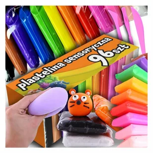 96 SZT PLASTELONA MAGICZNA SENSO GLINA POLIMEROWA PIANKOWA MASA PLASTYCZNA - Masy plastyczne 96 SZT PLASTELONA MAGICZNA SENSO GLINA POLIMEROWA PIANKOWA MASA PLASTYCZNA - Masy plastyczne - miniaturka - grafika 1