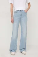 Spodnie damskie - Patrizia Pepe jeansy damskie high waist - miniaturka - grafika 1