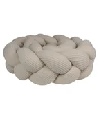 Ochraniacze do łóżeczka - Ochraniacz do łóżeczka warkocz "Wafel beżowy" - 280cm - miniaturka - grafika 1