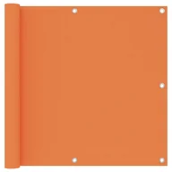 Parawany - vidaXL Parawan balkonowy, pomarańczowy, 90x400 cm, tkanina Oxford vidaXL - miniaturka - grafika 1