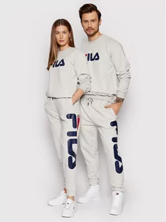 Bluzy damskie - Fila Bluza Unisex Barbian FAU0066 Szary Regular Fit - grafika 1