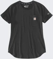 Koszulki męskie - Koszulka Carhartt Force Mid Logo Black - miniaturka - grafika 1