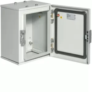 Hager polo orion+ Obudowa stalowa 250x200x160mm, IP65, drzwi stalowe pełne FL101A FL101A - Rozdzielnie elektryczne - miniaturka - grafika 1