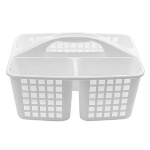 Organizer 3-komorowy z uchwytem Capri biały - Pudła i pojemniki do przechowywania - miniaturka - grafika 1