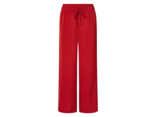 esmara® Spodnie damskie z szerokimi nogawkami (Czerwony, L(44/46)) - Spodnie damskie esmara® Spodnie damskie z szerokimi nogawkami (Czerwony, L(44/46)) - Spodnie damskie - miniaturka - grafika 1