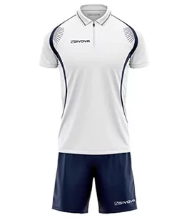 Givova KIT034, unisex, dla dorosłych, biało-niebieski, XL - Zestawy męskiej odzieży sportowej - miniaturka - grafika 1