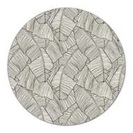 Deski do krojenia - Deski szklane dekor kuchenna Brązowe liście fi40, Coloray - miniaturka - grafika 1