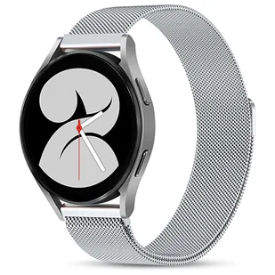 Bransoleta Uniwersalna Alogy Milanese Magnetic Strap Pasek z magnesem do smartwatcha 22mm Srebrny - Akcesoria do smartwatchy - miniaturka - grafika 8