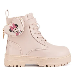 Trzewiki Mickey&Friends CM-AW24-118DSTC Beżowy - Buty dla dziewczynek - miniaturka - grafika 1