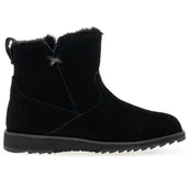 Śniegowce damskie - Buty Emu Australia Beach Mini 2.0 Deluxe Wool Boot W13012BLAK - czarne - miniaturka - grafika 1