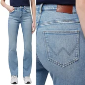 Spodnie damskie - Wrangler BOOTCUT Southeast rozszerzane damskie spodnie jeansowe W27 L30 - miniaturka - grafika 1