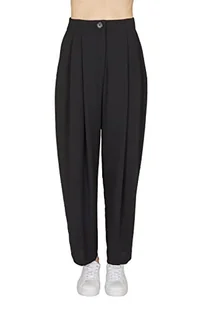 A|X ARMANI EXCHANGE Damskie spodnie Basics by Armani Suiting, Czarny, 40 - Spodnie damskie - miniaturka - grafika 1
