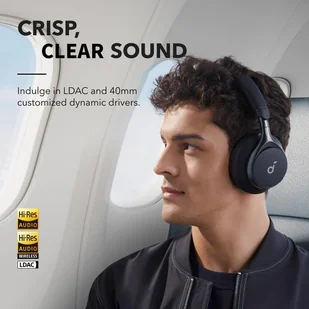 Anker Soundcore Space One Headphones ANC czarne - Słuchawki - miniaturka - grafika 5