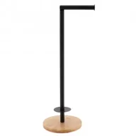 Stojaki i wieszaki na papier toaletowy - Tendance Stojak na papier z uchwytem Black Bamboo - miniaturka - grafika 1