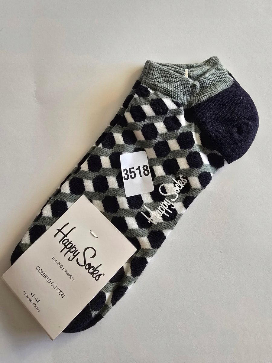 Kolorowe skarpety Happy Socks stopki unisex rozmiar 41-46 (3518)