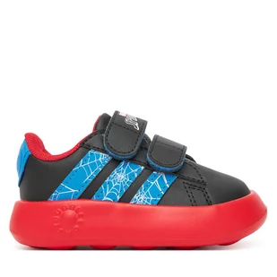 Sneakersy adidas Grand Court Spider-Man Cf I JQ7828 Czarny - Buty dla chłopców - miniaturka - grafika 1