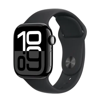 Apple Watch 10 GPS + Cellular 42mm z aluminium onyksu pasek sportowy M/L Czarny - Smartwatch - miniaturka - grafika 1