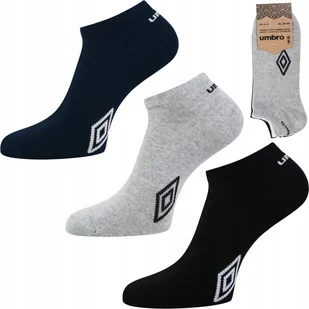 UMBRO SNEAKER skarpety bawełniane sportowe STOPKI 3-PAK - 39-42 - Skarpetki męskie - miniaturka - grafika 1