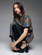 Komplety damskie - Komplet cekinowy - miniaturka - grafika 1